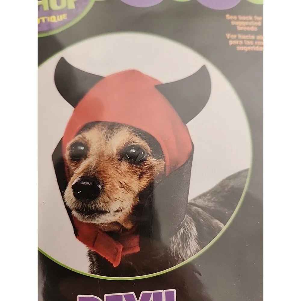 Rubie's Pet Shop Boutique Devil Dog Halloween Costume S/M 2022 New